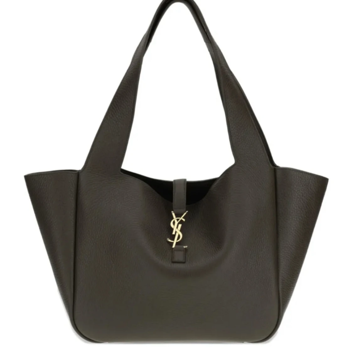 Brun axelväska från Saint Laurent