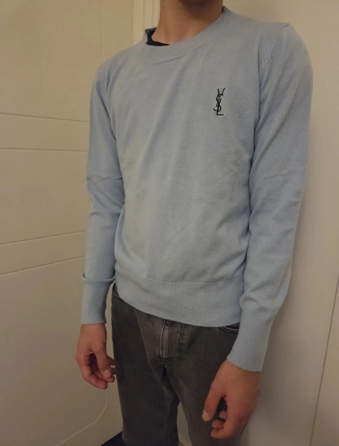 Ljusblå tröja från Yves Saint Laurent, XS-S - 5