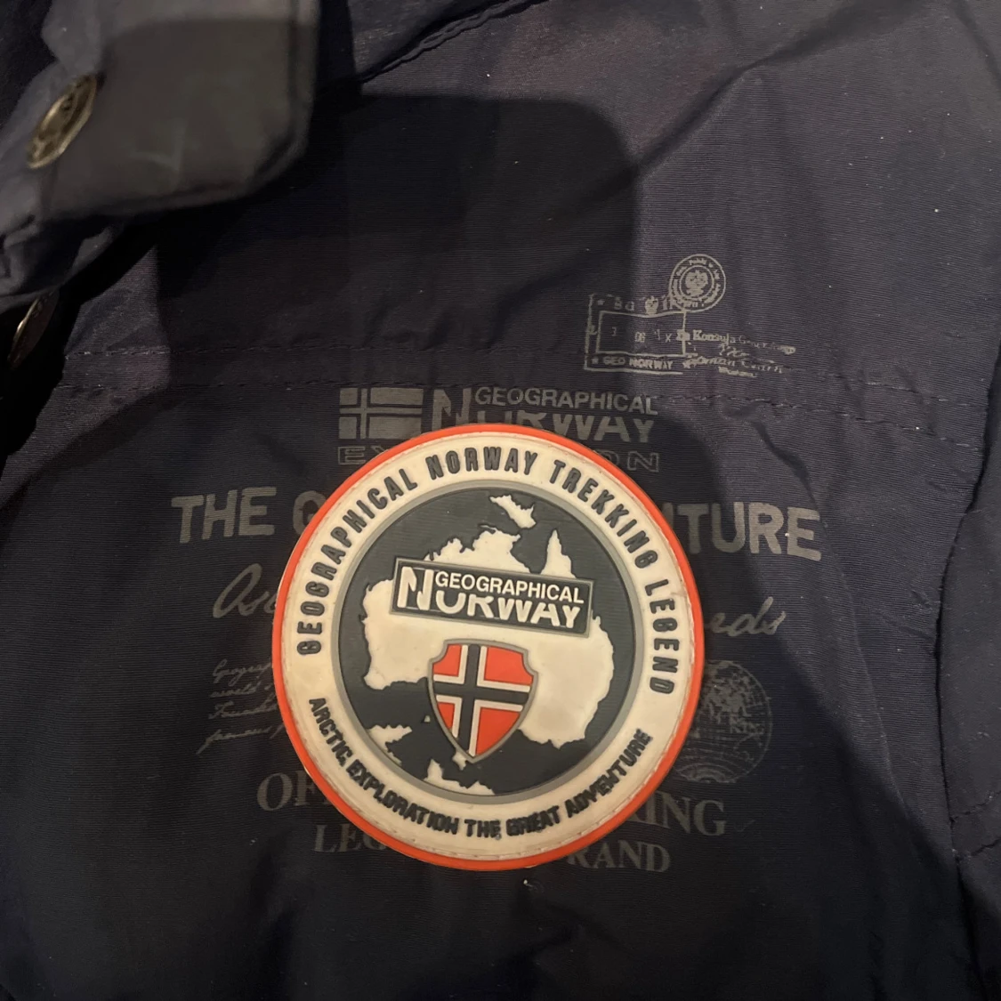 Mörkblå pufferjacka Geographical Norway - 1