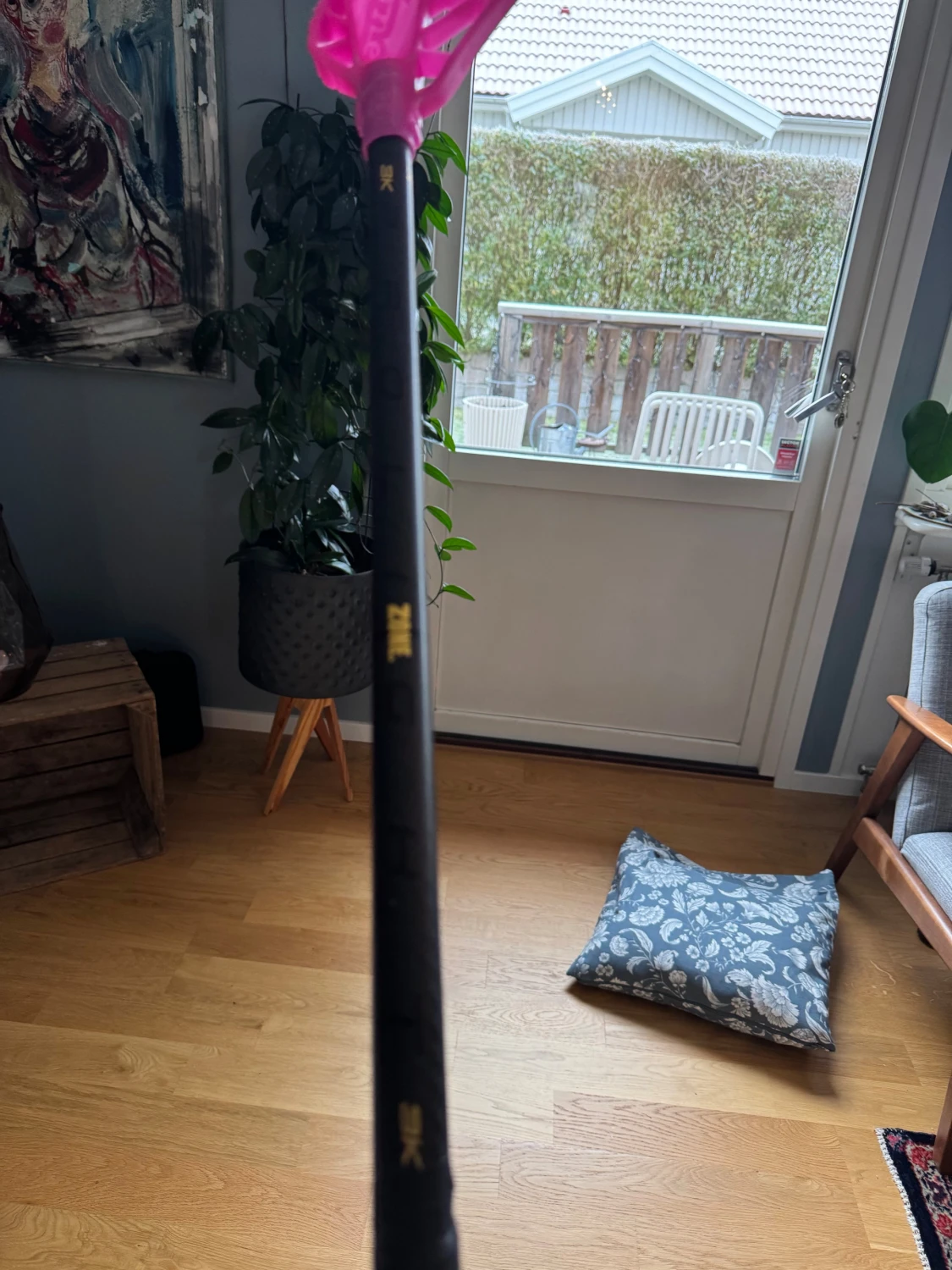 Zone innebandyklubba med rosa blad 29 flex 94 cm lång - 1