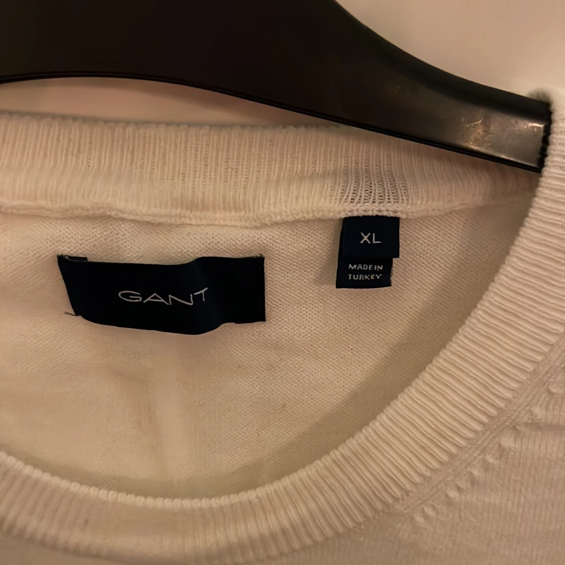 Vit långärmad tröja från GANT XL - 1