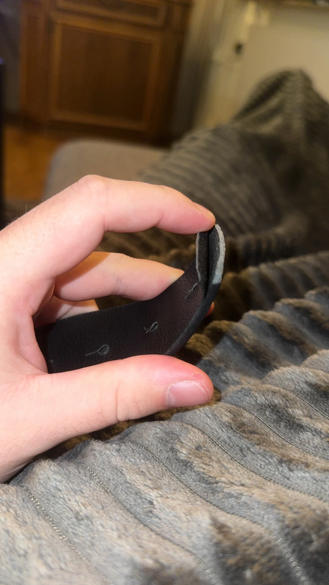 Versace svart skärp med guldspänne