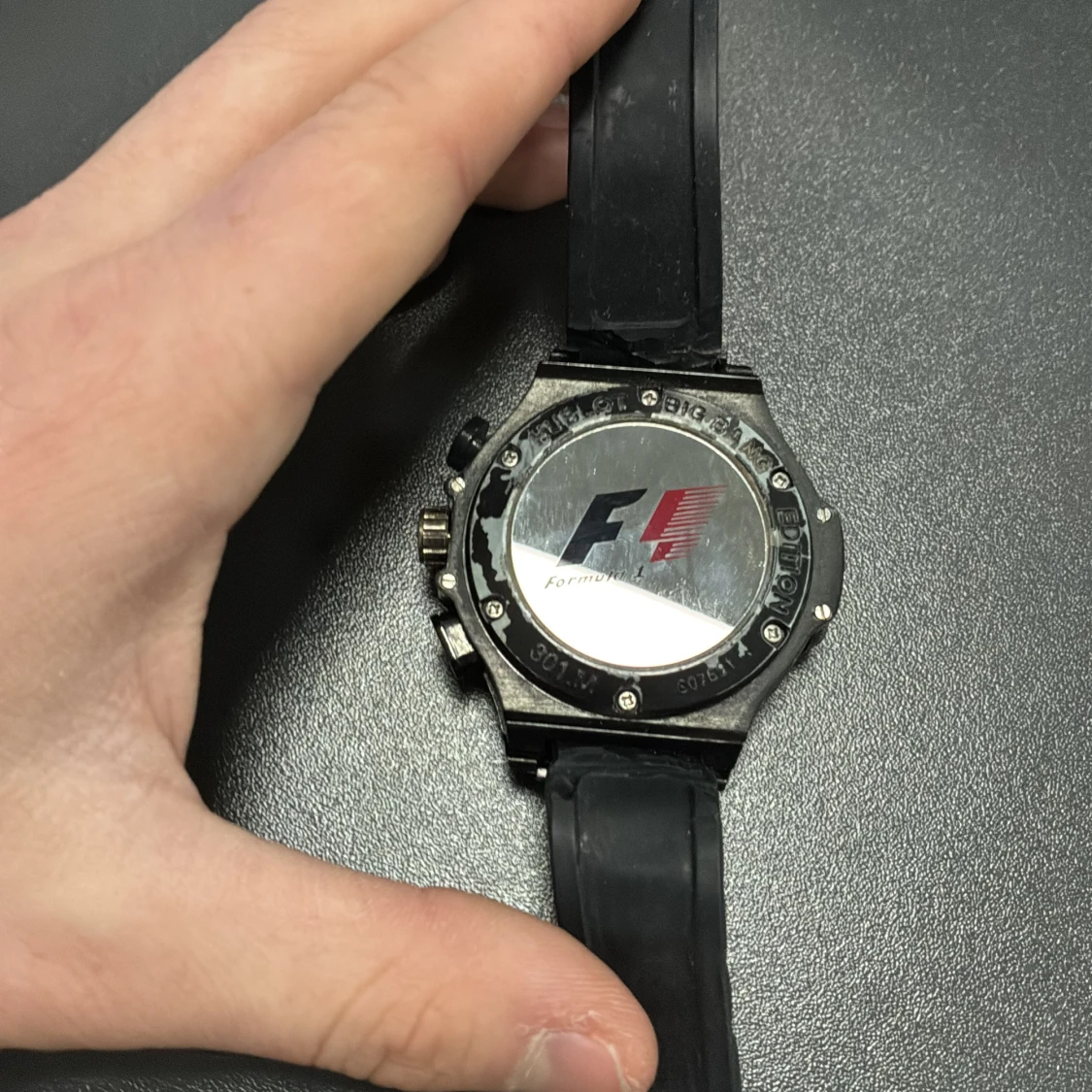 Svart Hublott F1 Edition klocka - 1