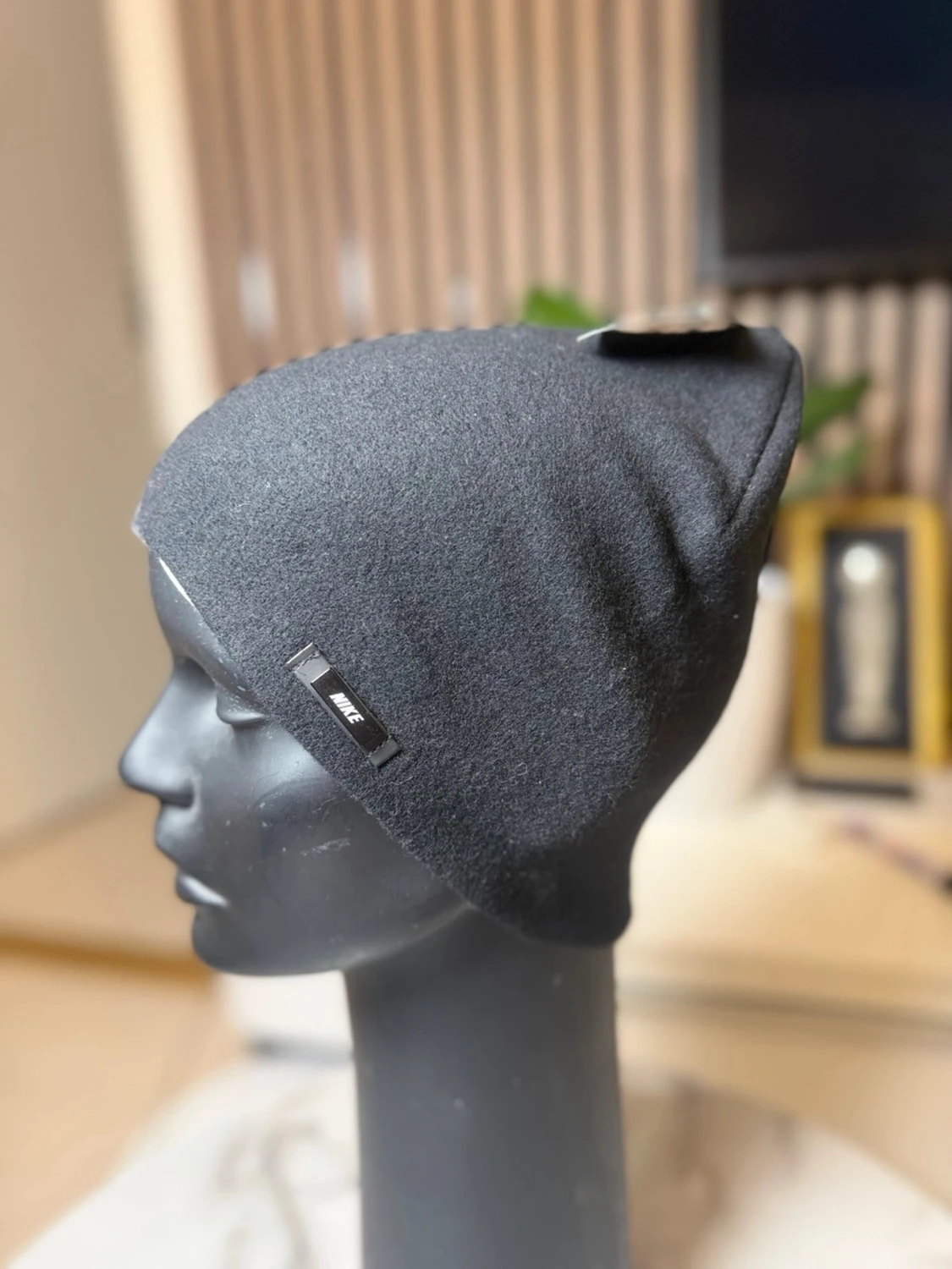 Svart fleecebeanie från Nike