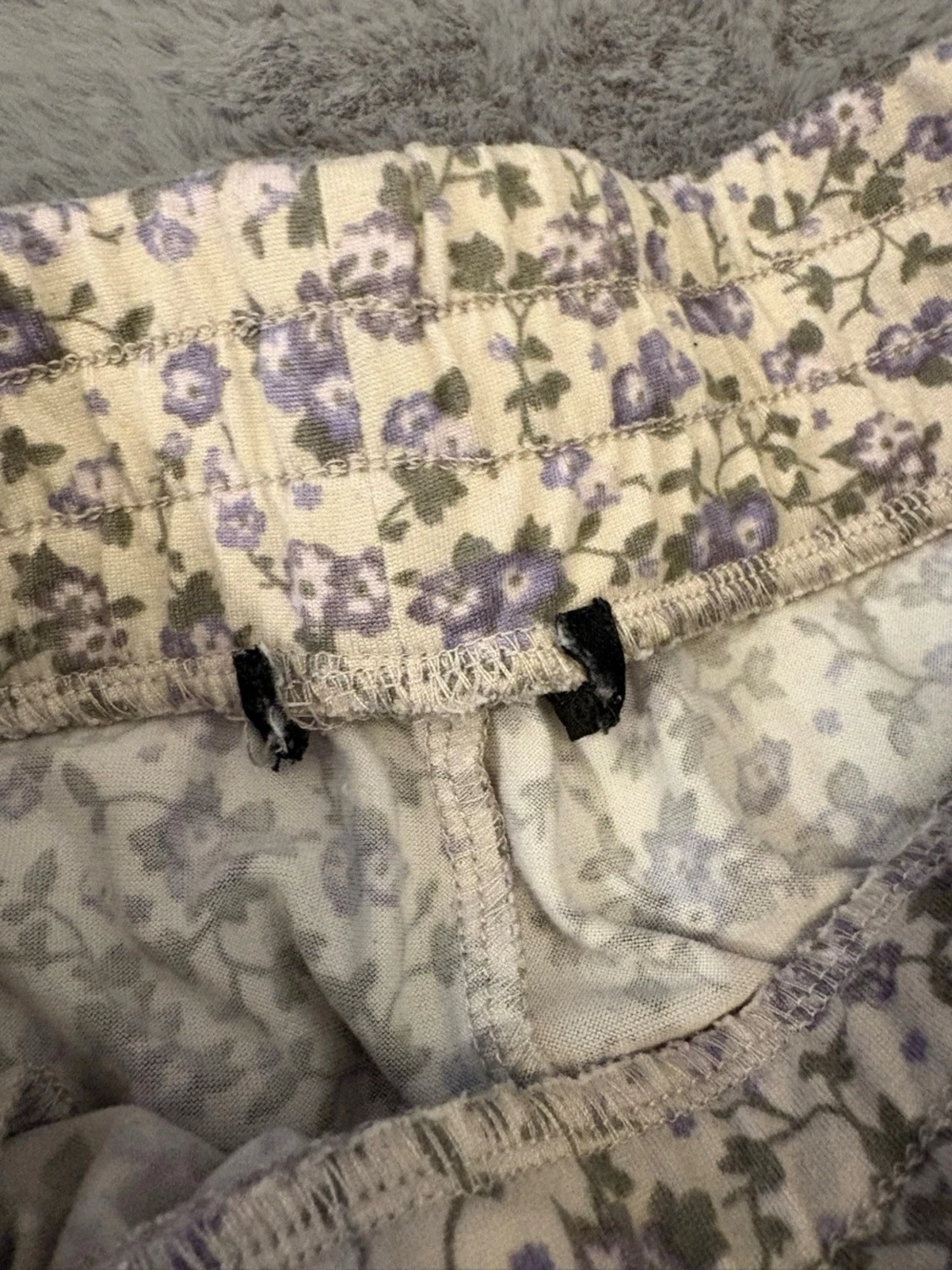 Blommiga vida byxor i bomull - 2