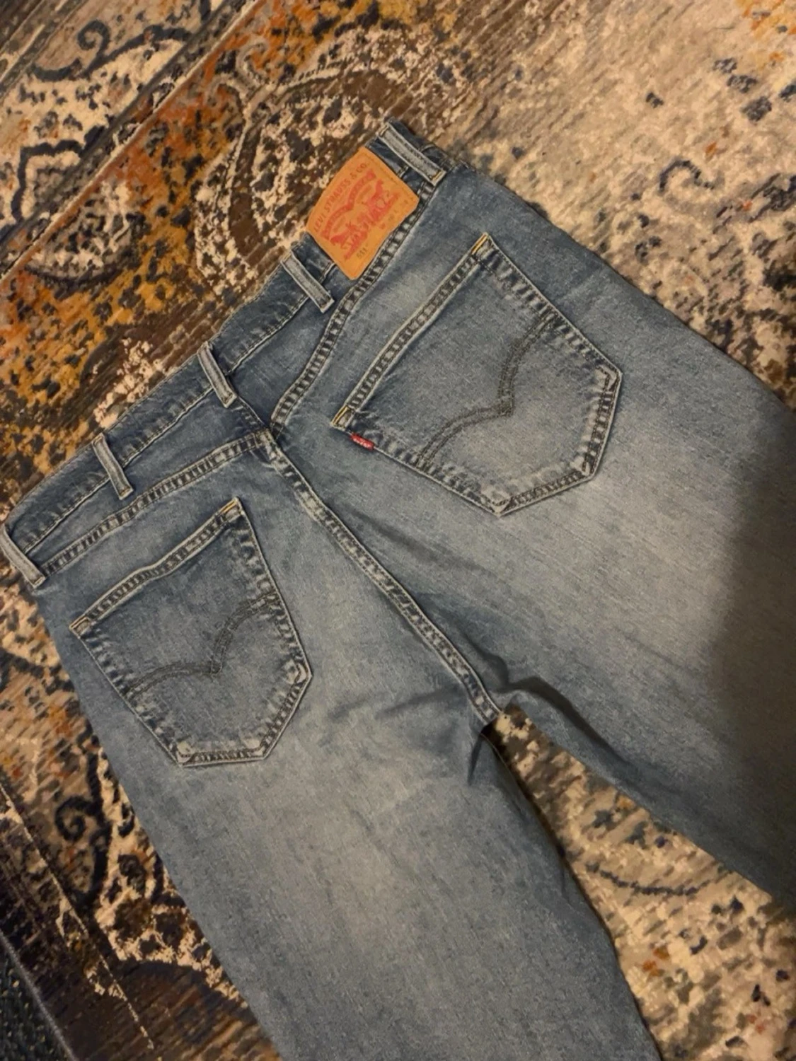 Levi's 501 ljusblå jeans straight fit - 3