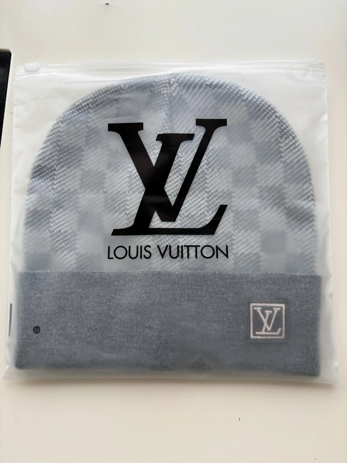 Grå rutig mössa - 2