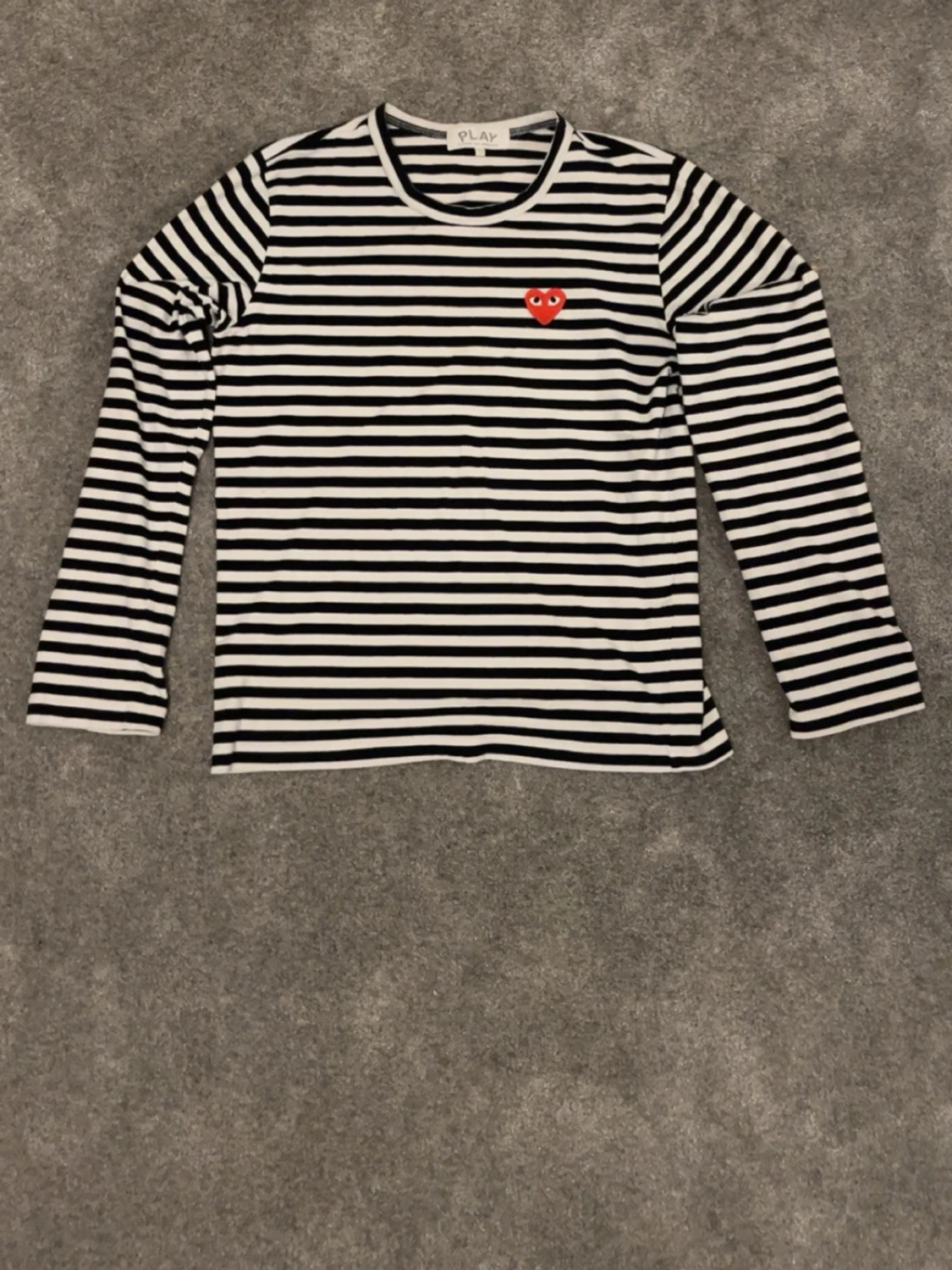 Randig långärmad tröja Comme des Garçons