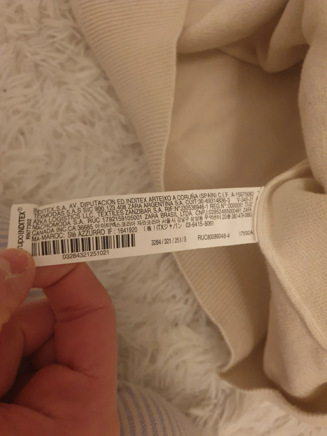 Beige halvzip-tröja från Zara - 2