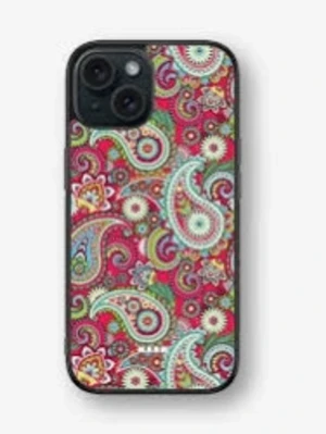 Färgglatt paisleymönstrat mobilskal - Snyggt mobilskal med färgglatt paisleymönster i rött, grönt, blått och gult. Skalet har en tunn och smidig design som skyddar mobilen utan att kännas klumpig. Perfekt för dig som vill ha en unik och livlig look på din telefon.