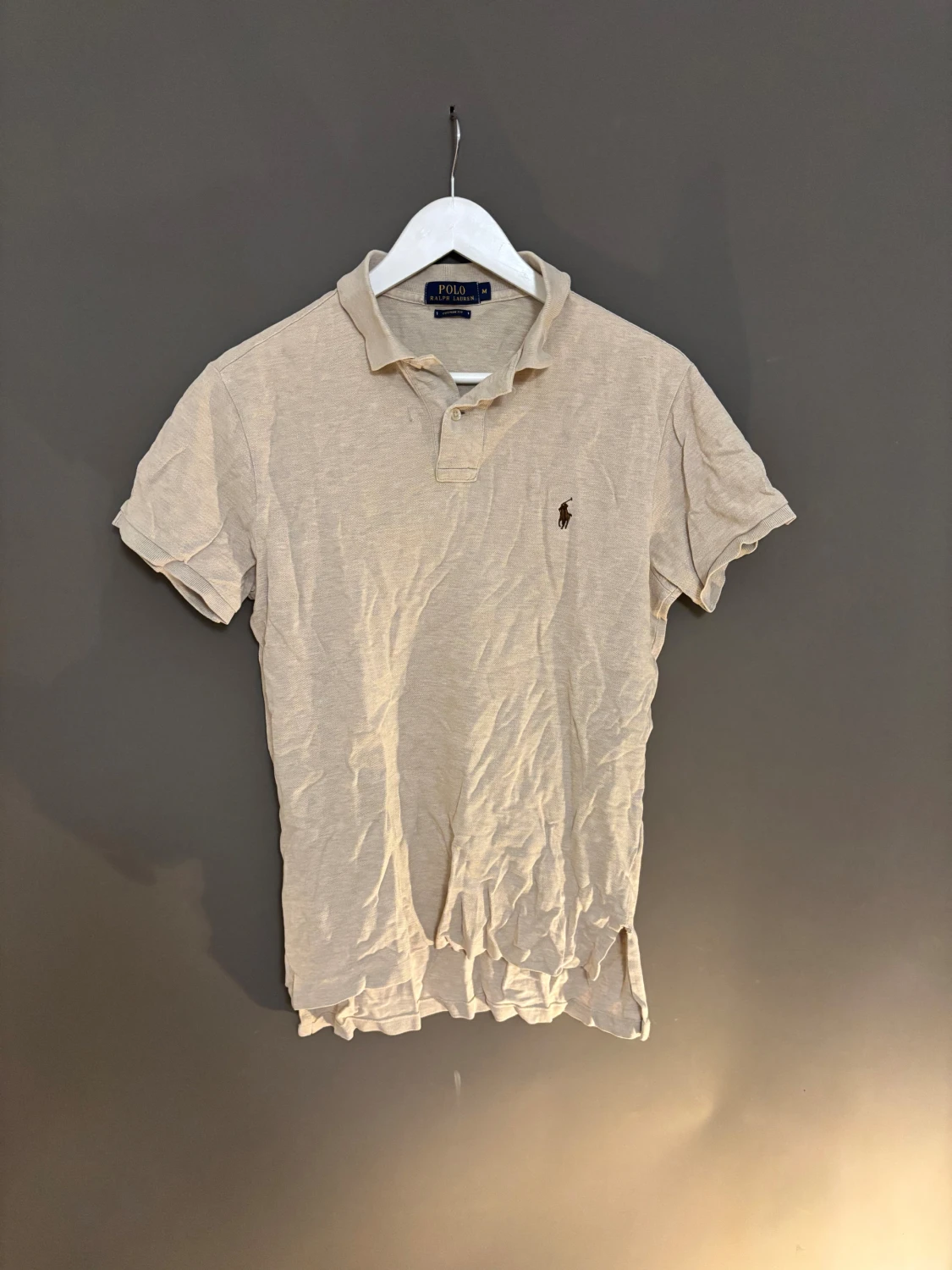 Beige pikétröja från Polo Ralph Lauren