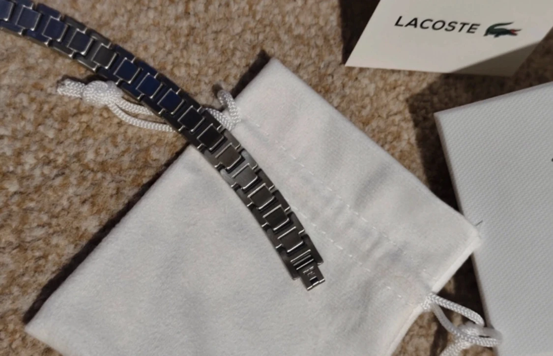Silver Lacoste armband  - 2