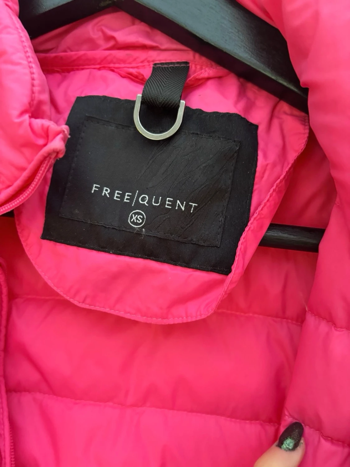 Rosa pufferjacka från Freequent XS - 5