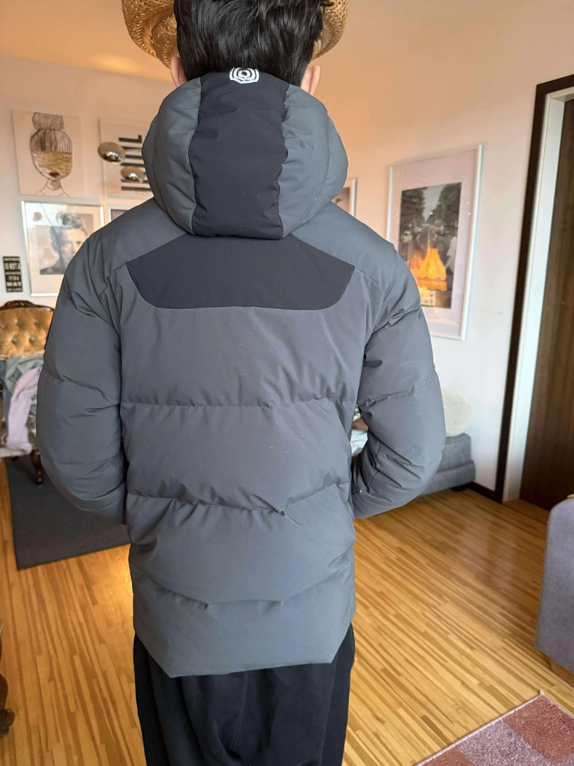 Mörkgrå Sail Racing dunjacka - 3