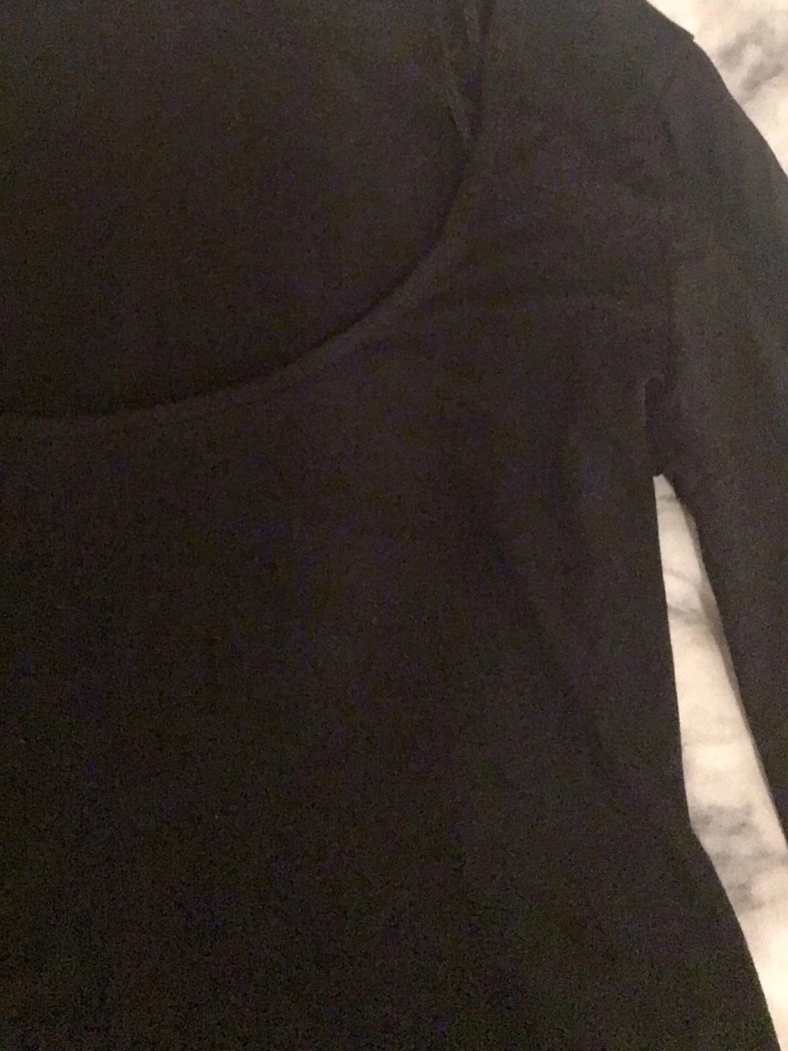 Svart långärmad topp Gina tricot - 1