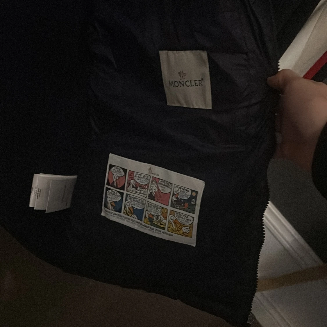 Svart Moncler pufferjacka herr - 2