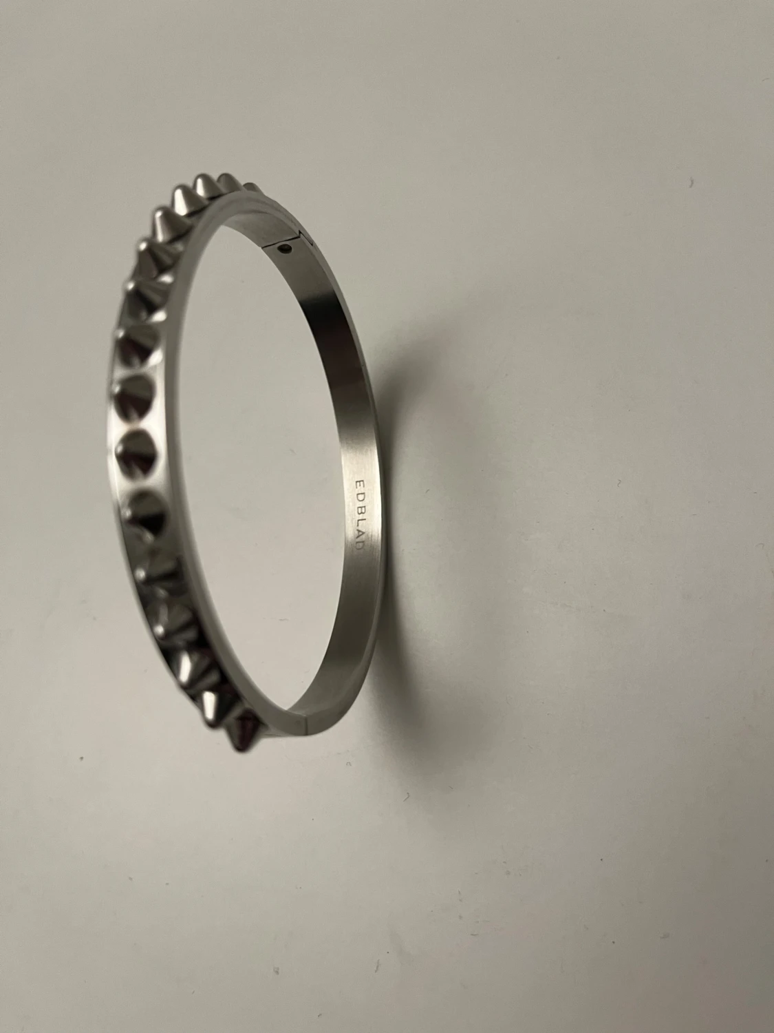 EDBLAD Armband med Nitar - rostfritt stål - 3