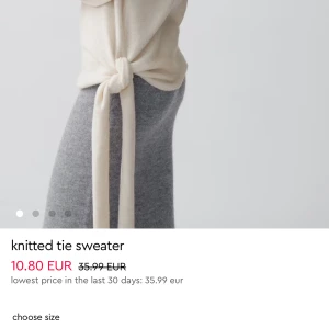 Knitted tie sweater Gina - SÖKER denna fårn Gina som är helt slutsåld i storlek xs-s