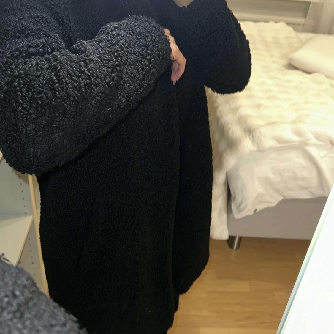 Svart teddyjacka  - 1