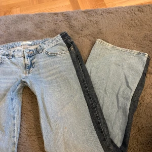 Baggy jeans - Säljer dessa jättecoolq jeans som jag har sytt om till baggy. Dom har knappar på bakfickorna. Dom var originellt st36 men nu skulle jag nog säga stl38 eftersom dom är baggy. Tveka inte att ställa frågor💕💕