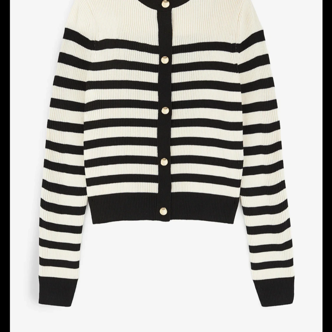 Randig kofta från H&M med knappar