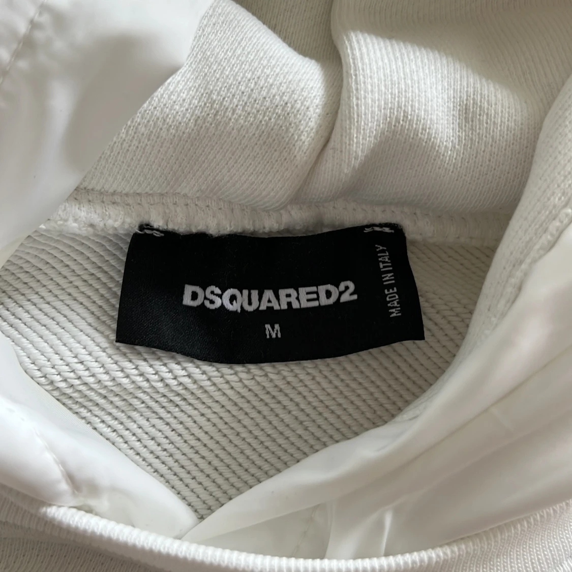 Vit hoodie från Dsquared2 med tryck - 2
