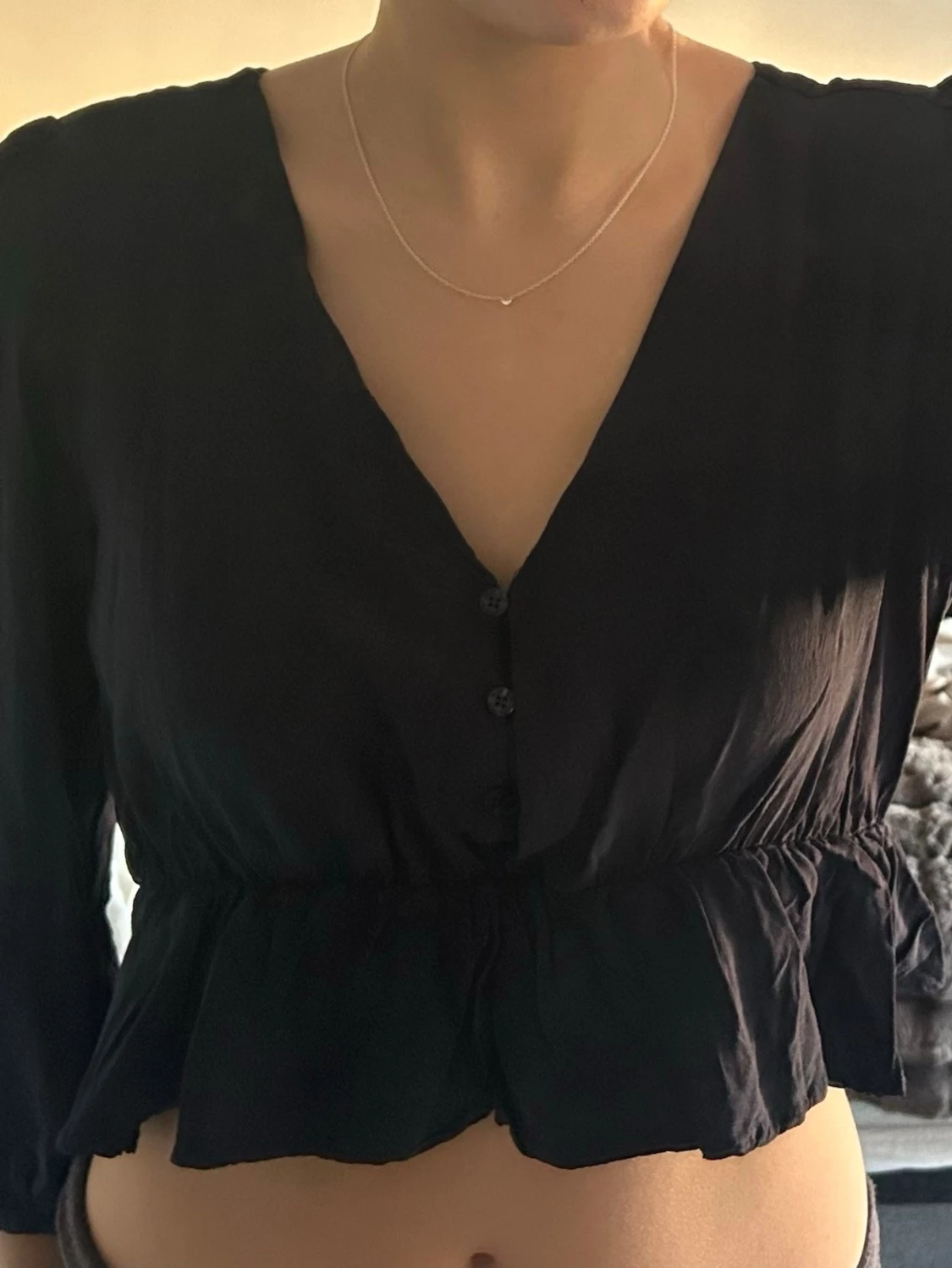 Blus med volang  - 2