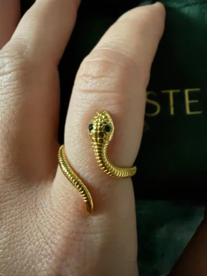 Céleste ring Babette 18k guld - Oanvänd ring. Silver pläterad med 18k guld. Vill du sticka ut nästa gång du går på fest? Då har jag rätt ring till dig! Nypris 599kr