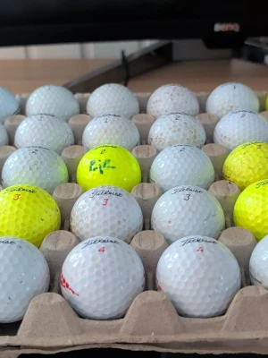 Pro v1 - Säljer nu ett flertal golfbollar som är endast testade. Vissa är i nyskick medan vissa är i sämre skick eftersom jag hittat dem på banan. Men dem funkar perfekt att spela med.