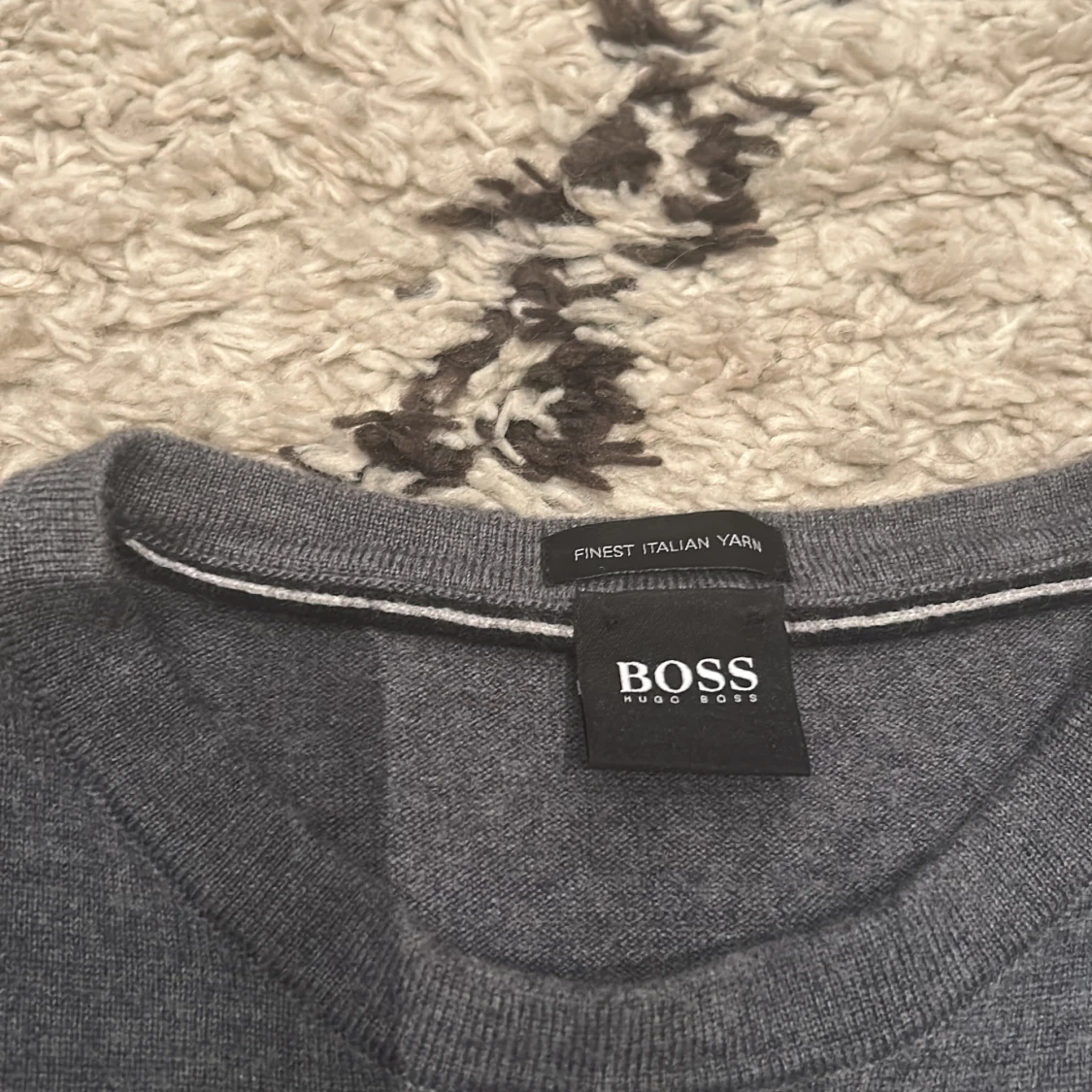 Hugo boss ull tröja grå - 1