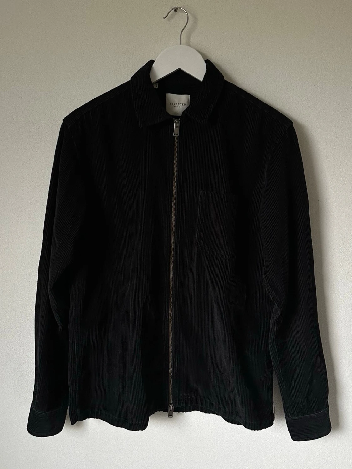 Svart manchester overshirt från Selected Homme