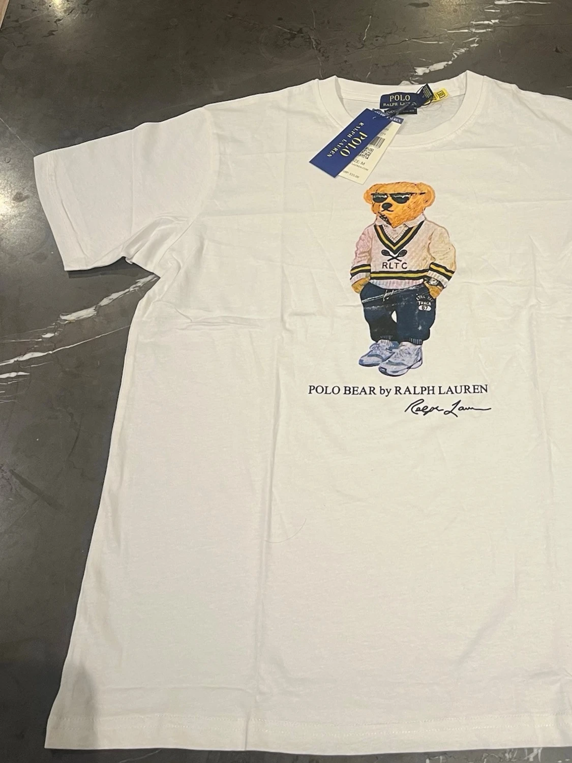Vit Polo Bear t-shirt från Ralph Lauren - 1