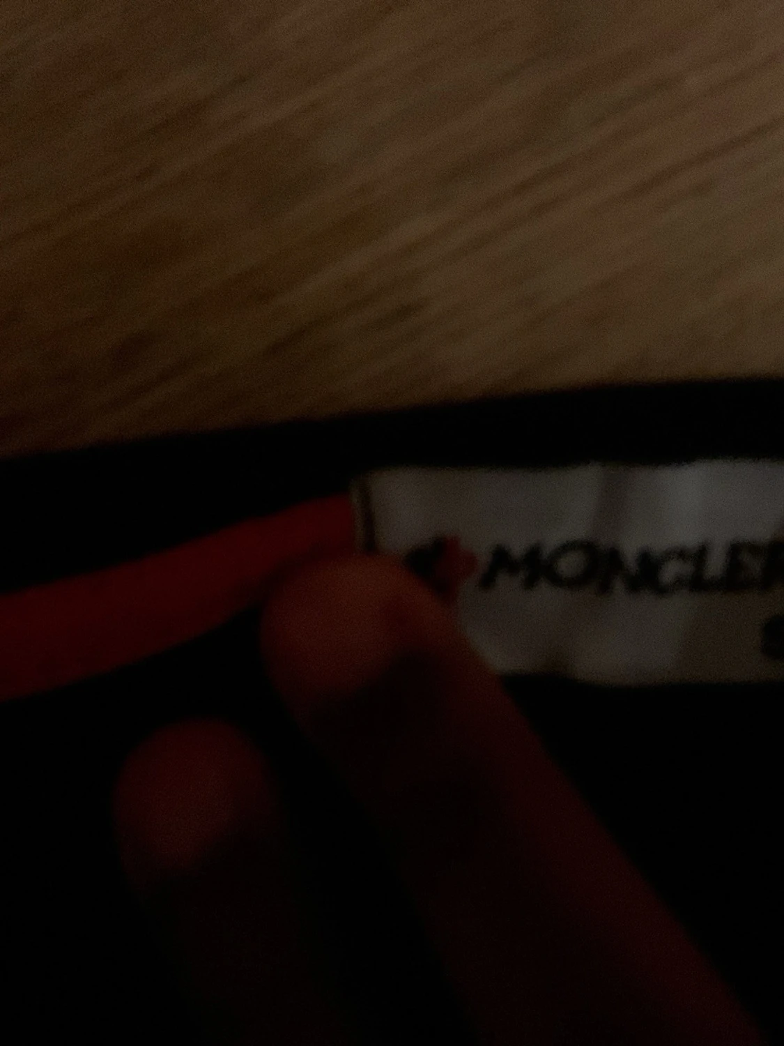 Svart Moncler t-shirt med stor logga - 3