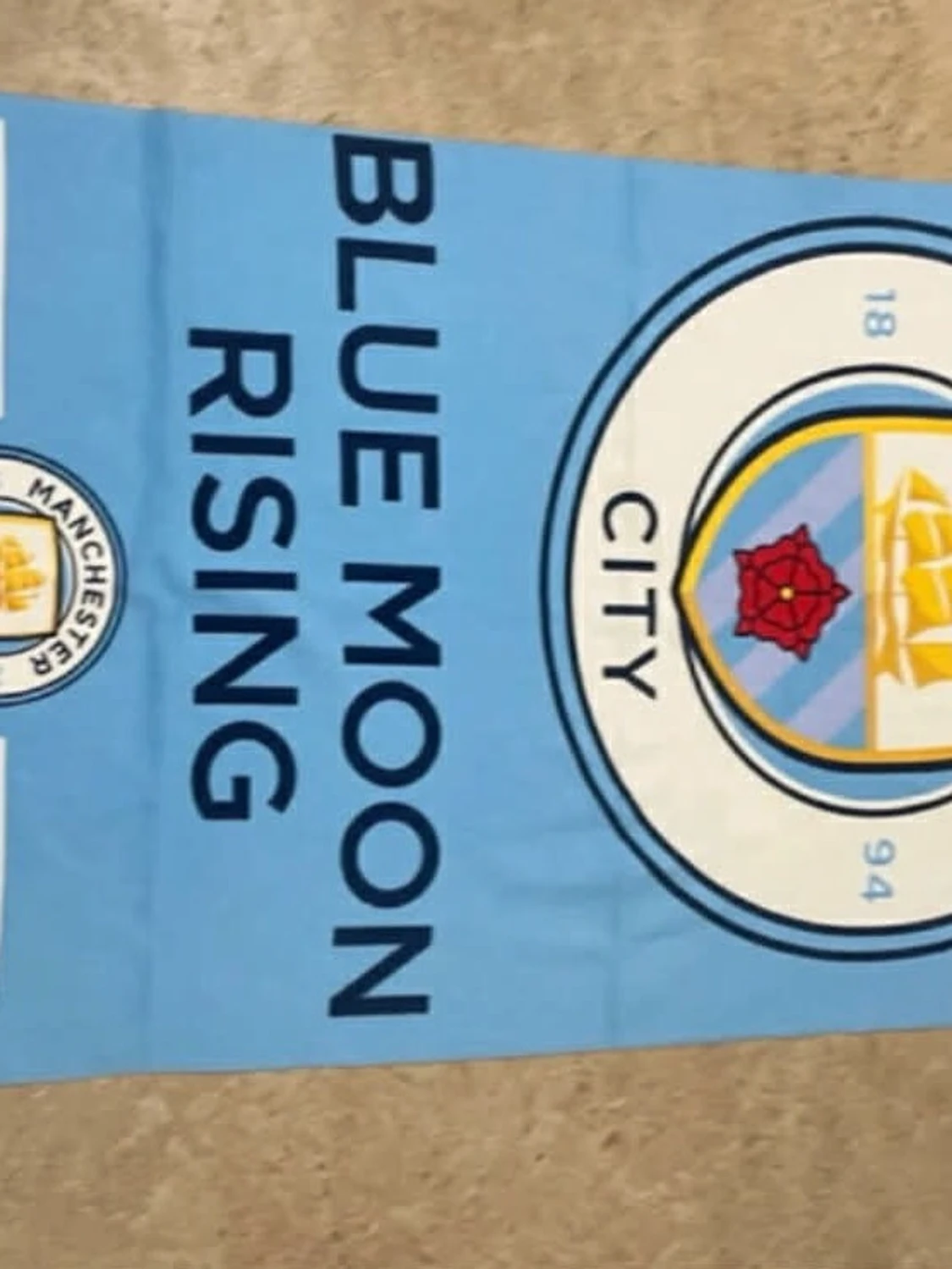 Manchester City badhandduk blå - 2