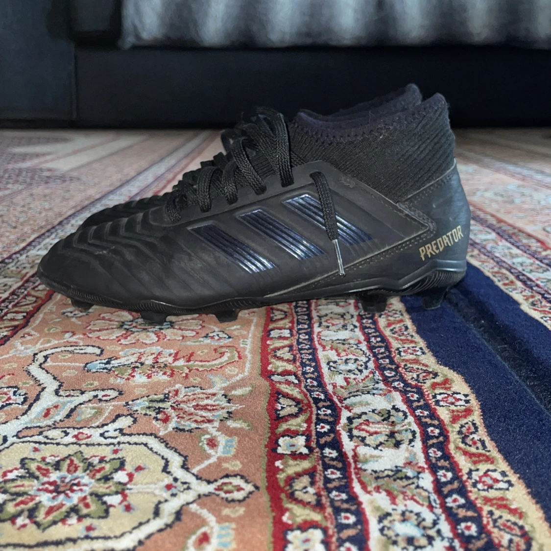 Adidas Predator svarta fotbollsskor - 2