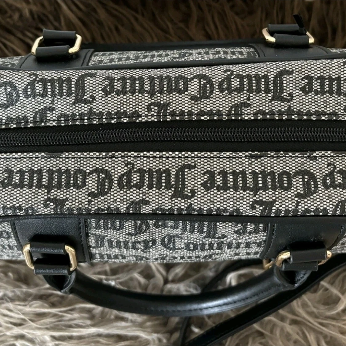 Juicy Couture svartvit handväska - 4
