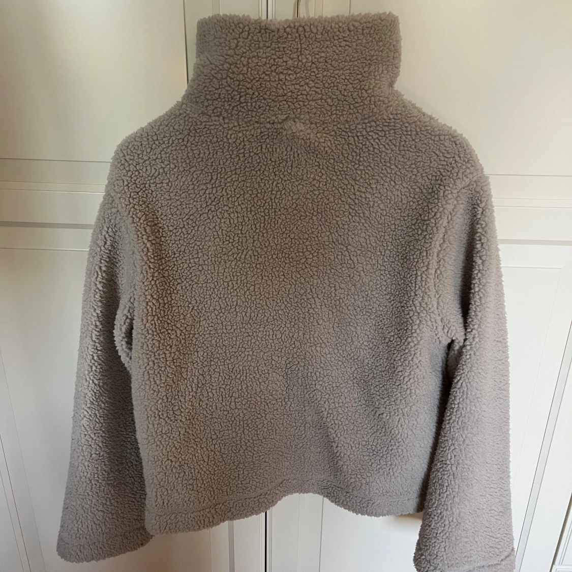 Beige teddyjacka från 157, stl S - 1