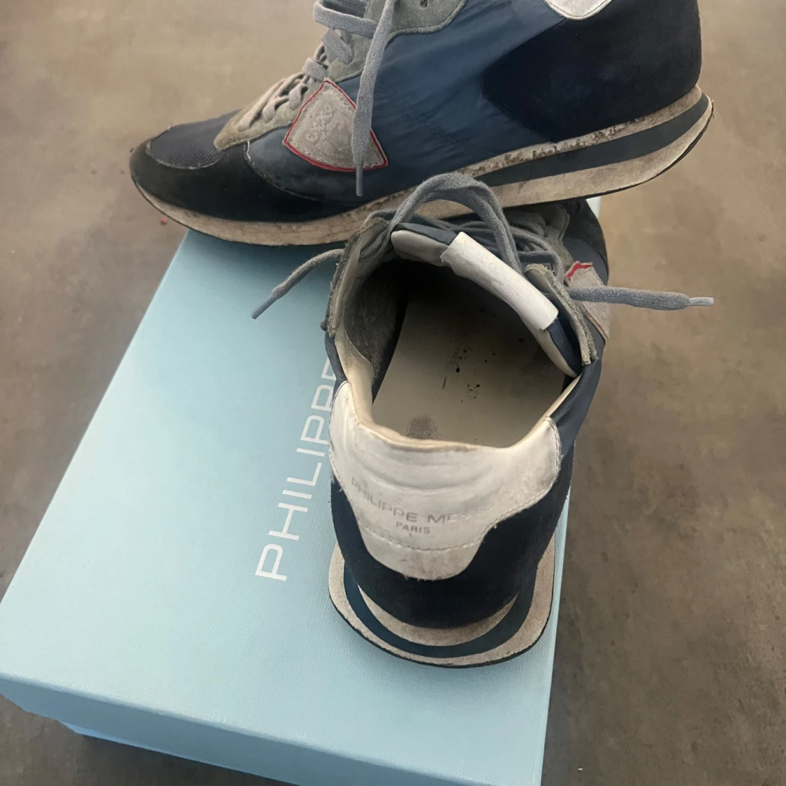 Philippe Model blå sneakers - 2