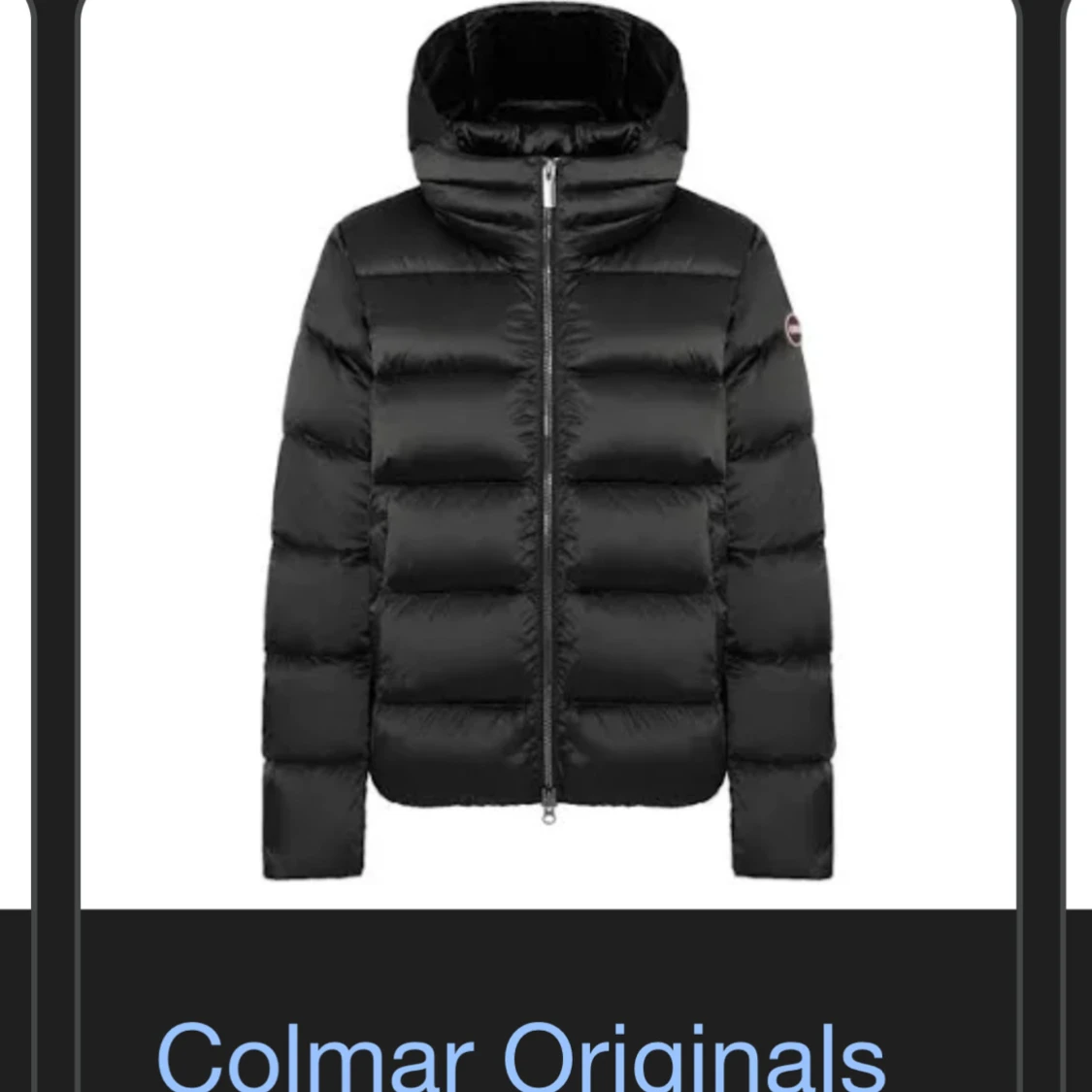 Svart pufferjacka från Colmar Originals