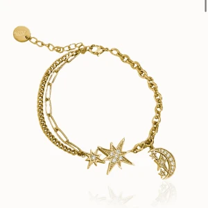 guld armband  - jättefint guld armband från ioaku från deras adventskalender 2024 i ”milky way”💓nypris 350:- och är slutsåld på hemsidan, använd bara nån gång