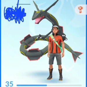 Pokemon GO-konto med många legendariska och shiny Pokémon - Säljer ett Pokemon GO-konto på level 35 med flera starka legendariska Pokémon som Mewtwo, Rayquaza och Garchomp. Kontot har även många shiny Pokémon, inklusive Rayquaza, Scizor och Celebi. Perfekt för dig som vill ta ditt spelande till nästa nivå!