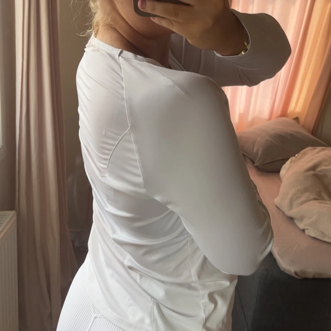 Vit långärmad träningströja Röhnisch - 2