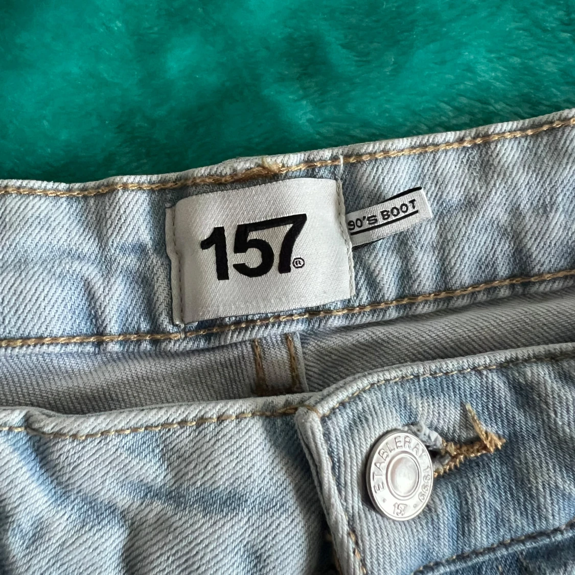 Bootcut jeans i ljus denim från 157 - 3
