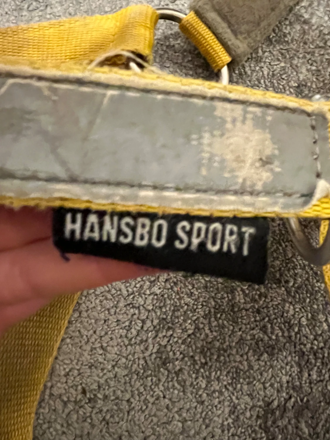 Gult reflextäckt grimma från Hansbo Sport - 3