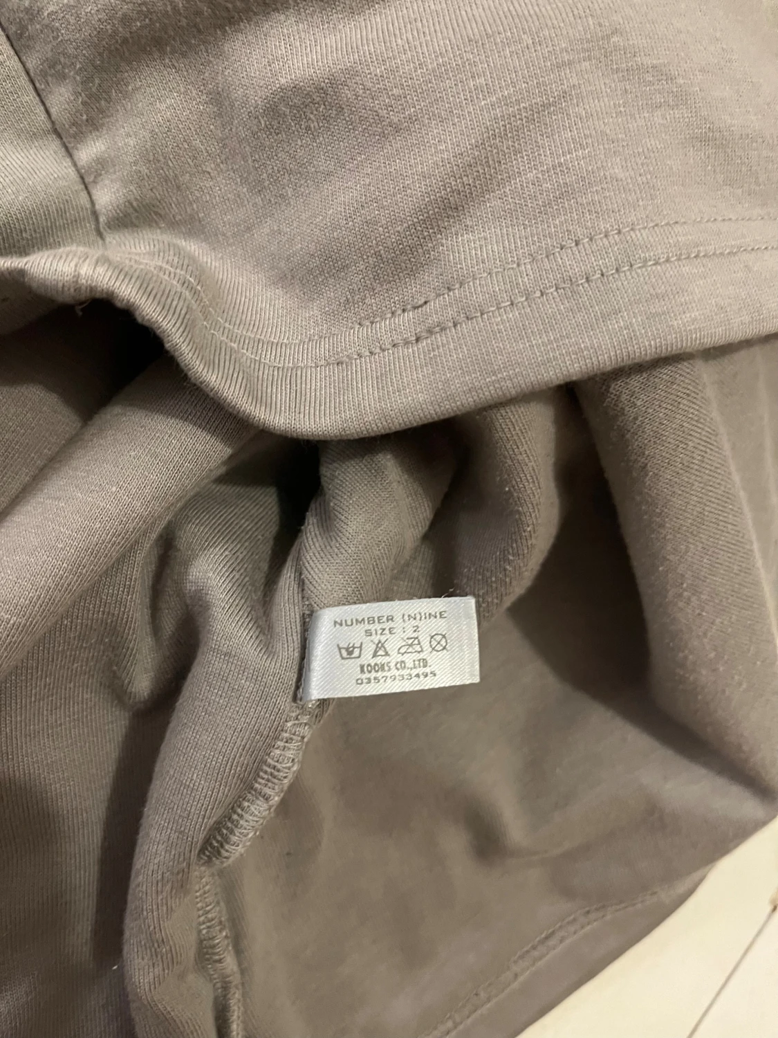 Number (N)ine AW00 knight tshirt - 4