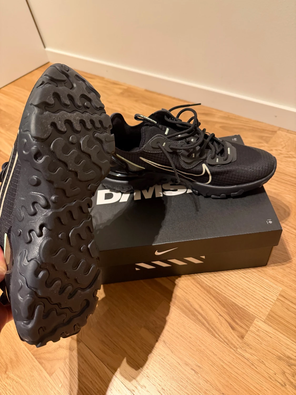 Nike React Element 55 svarta sneakers - 1