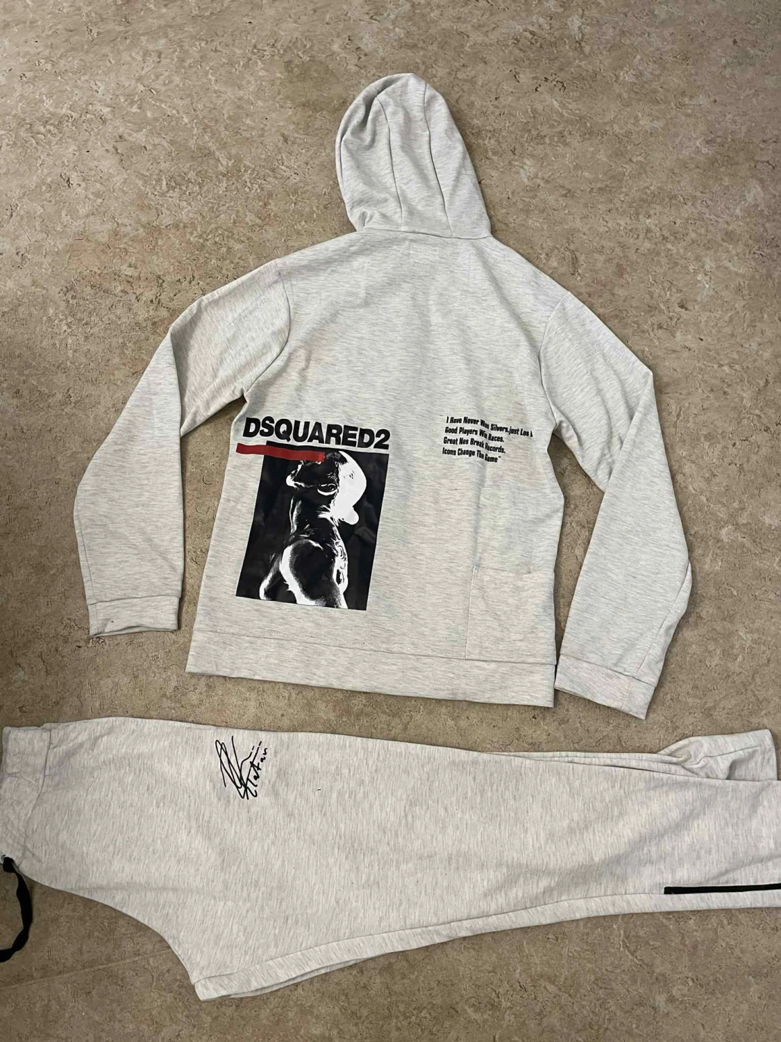 Grå mjukisbyxor DSQUARED2 ICON - 1