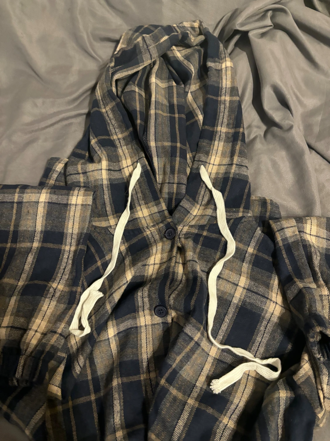 Brown-black loose hoodie