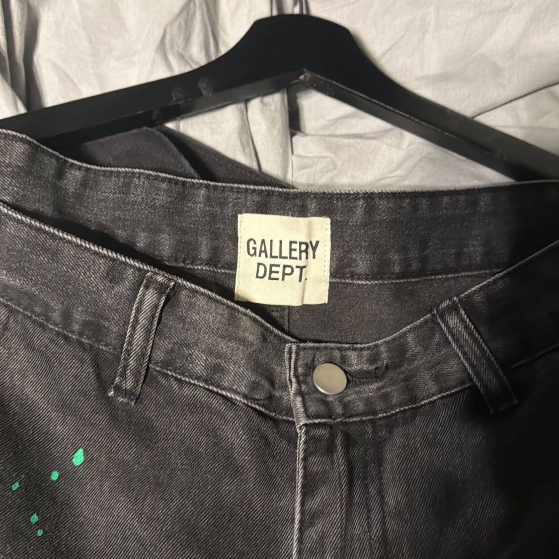 Gallery Dept svarta jeans med färgstänk - 2
