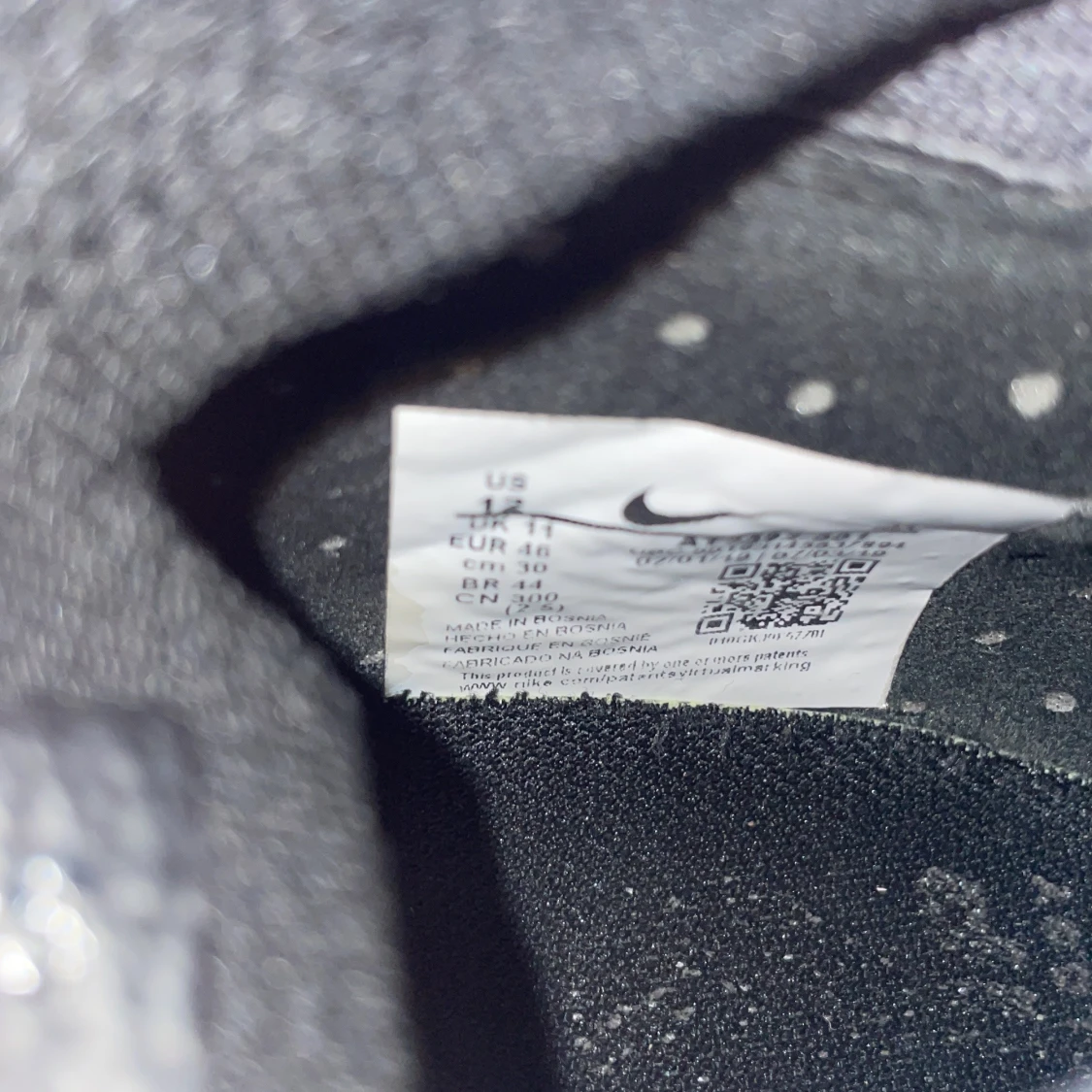 Svarta Nike fotbollsskor med snörning - 4